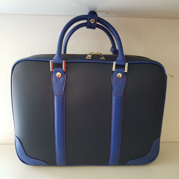 Furbo Design FRB005Z Messenger Bag - Navy/Blue - Picture 2 of 5